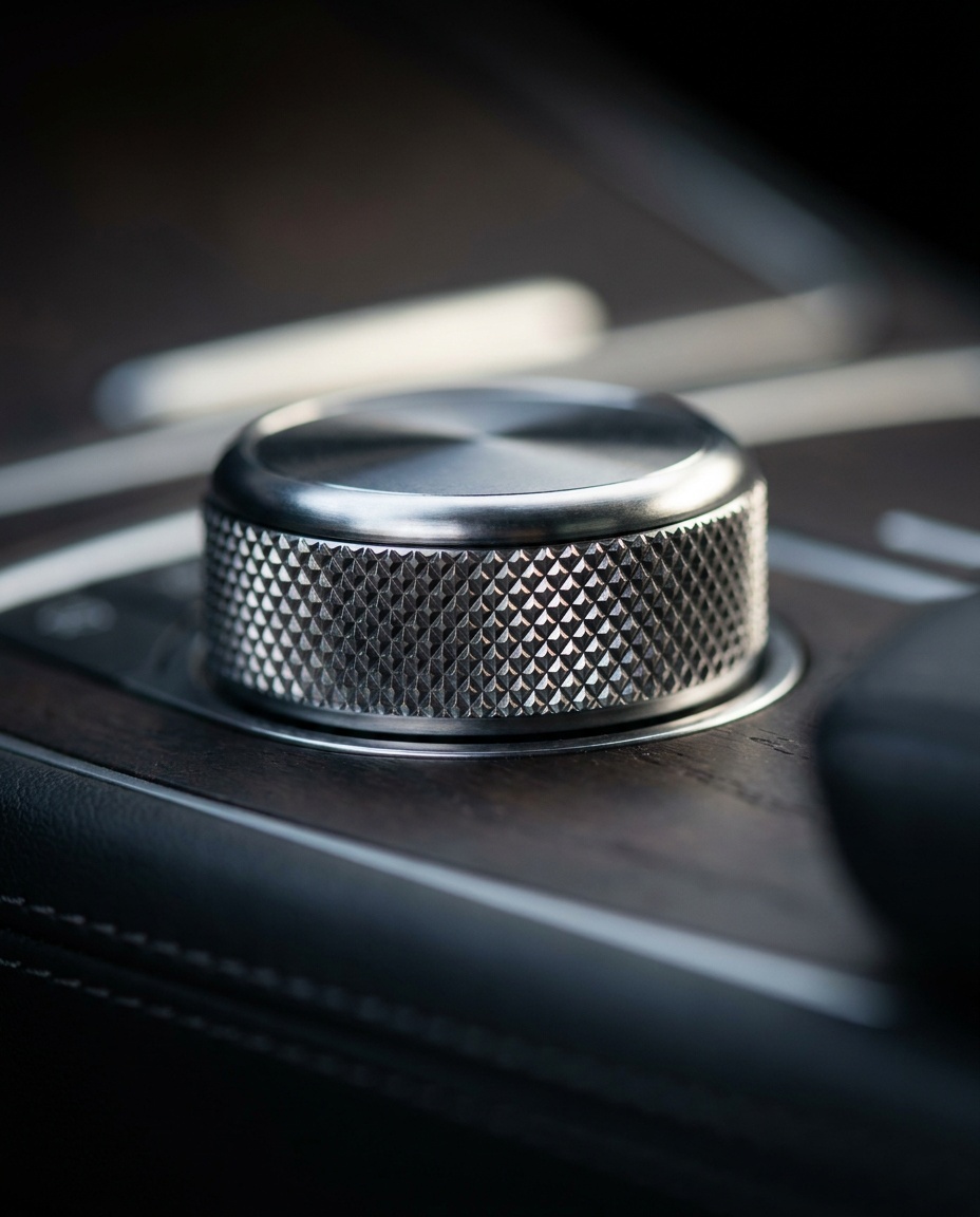 Knurled dial